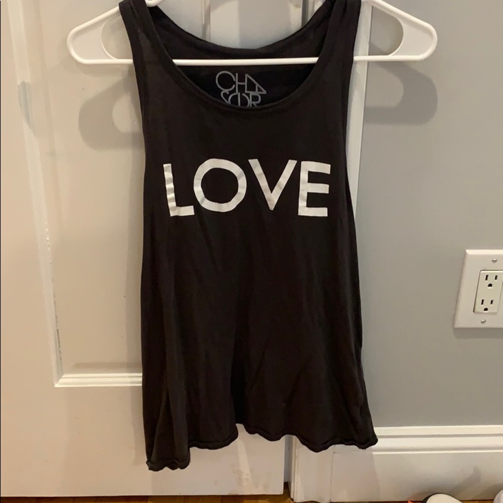 dark grey top